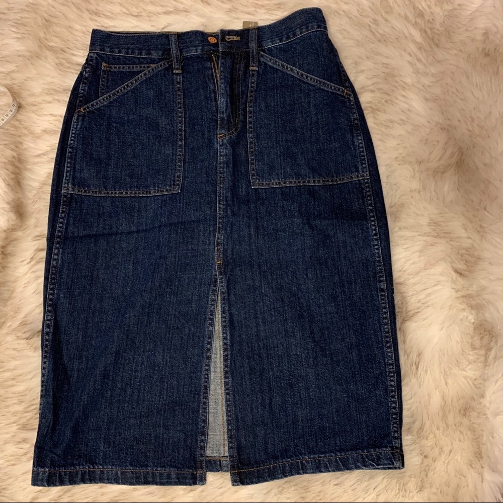 NEW❗️J. Crew Denim knee length skirt